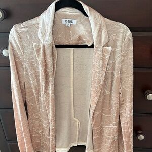 XS 525 AmericanIvory Velvet Blazer